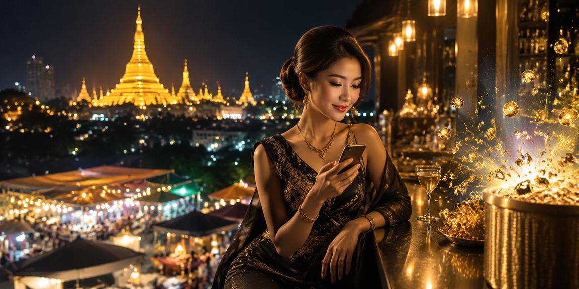 ရန်ကုန် ရွှေတိဂုံ ဘုရား အနီး ဖုန်းမှ ကာစီနို ကစားနေမှု
